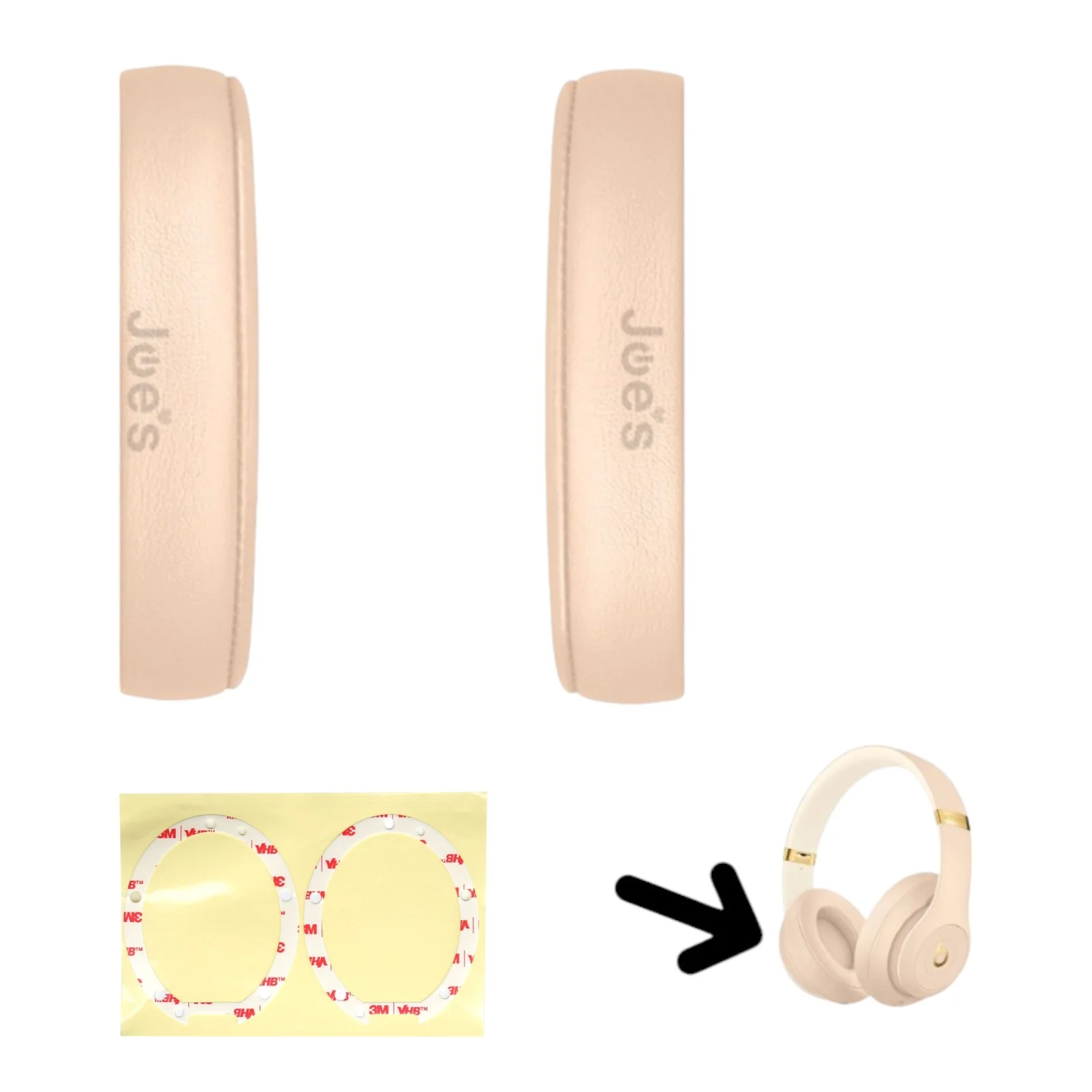 Beats By Dre Studio 3 Wireless Ear Pads Muffs Cushions Replacement Pair A1914 - Parts - Image 14
