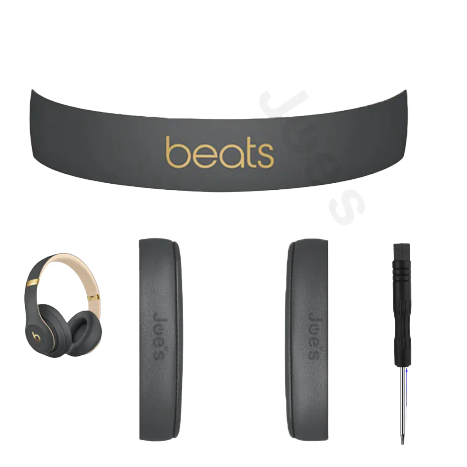 Beats By Dre Studio 3 Wireless Headband + Ear Pad Cushion Repair Kit - Parts - Image 3