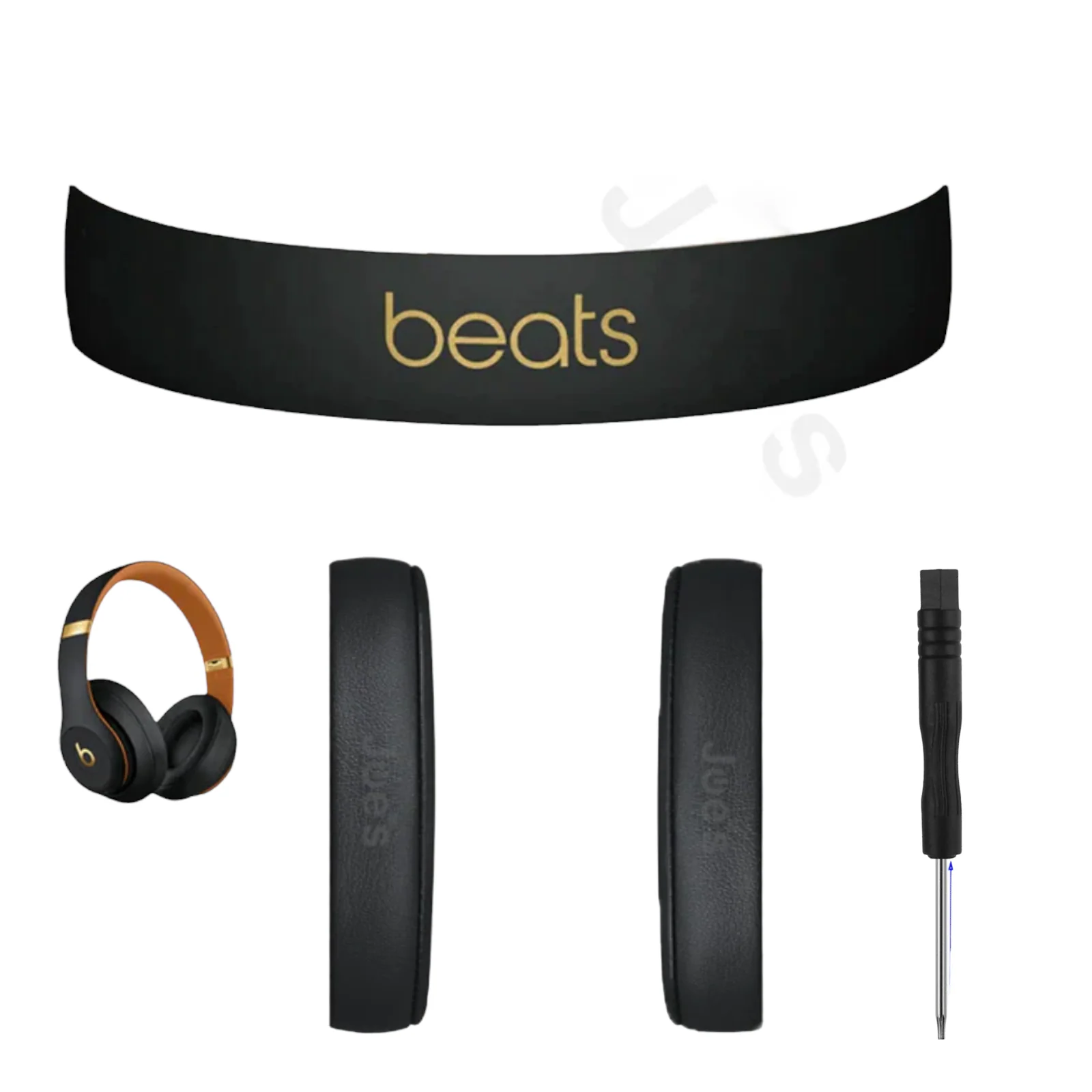 Beats By Dre Studio 3 Wireless Headband + Ear Pad Cushion Repair Kit - Parts - Image 7