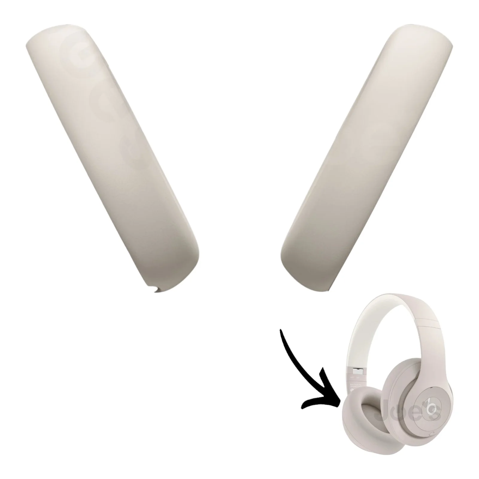 Beats By Dre Studio Pro Wireless Ear Pads Muffs Cushions Replacement Pair (Used) - Parts - Image 4