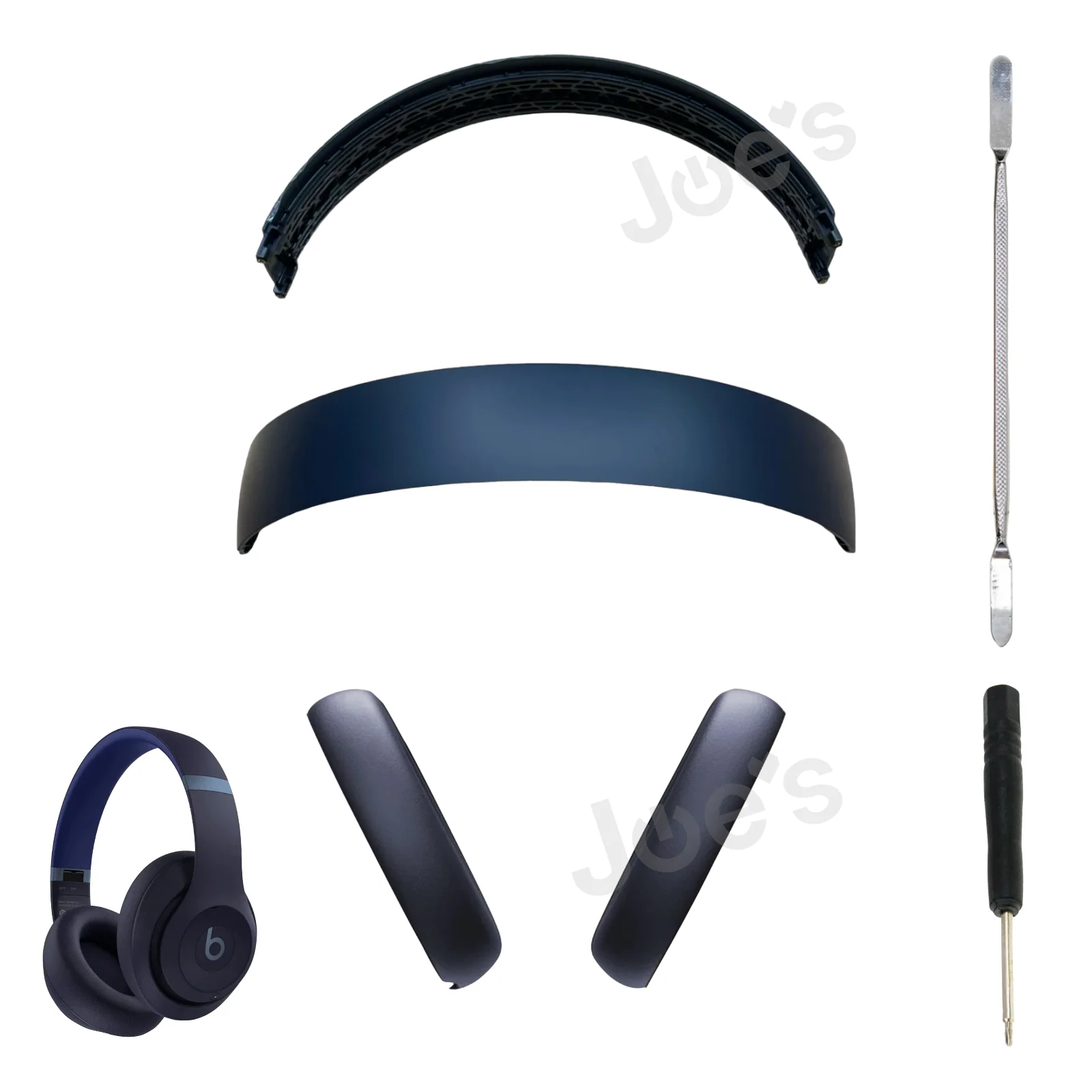 Beats By Dre Studio Pro Wireless Headband Arch + Ear Pad Cushions Replacement (New) - Parts - Image 3