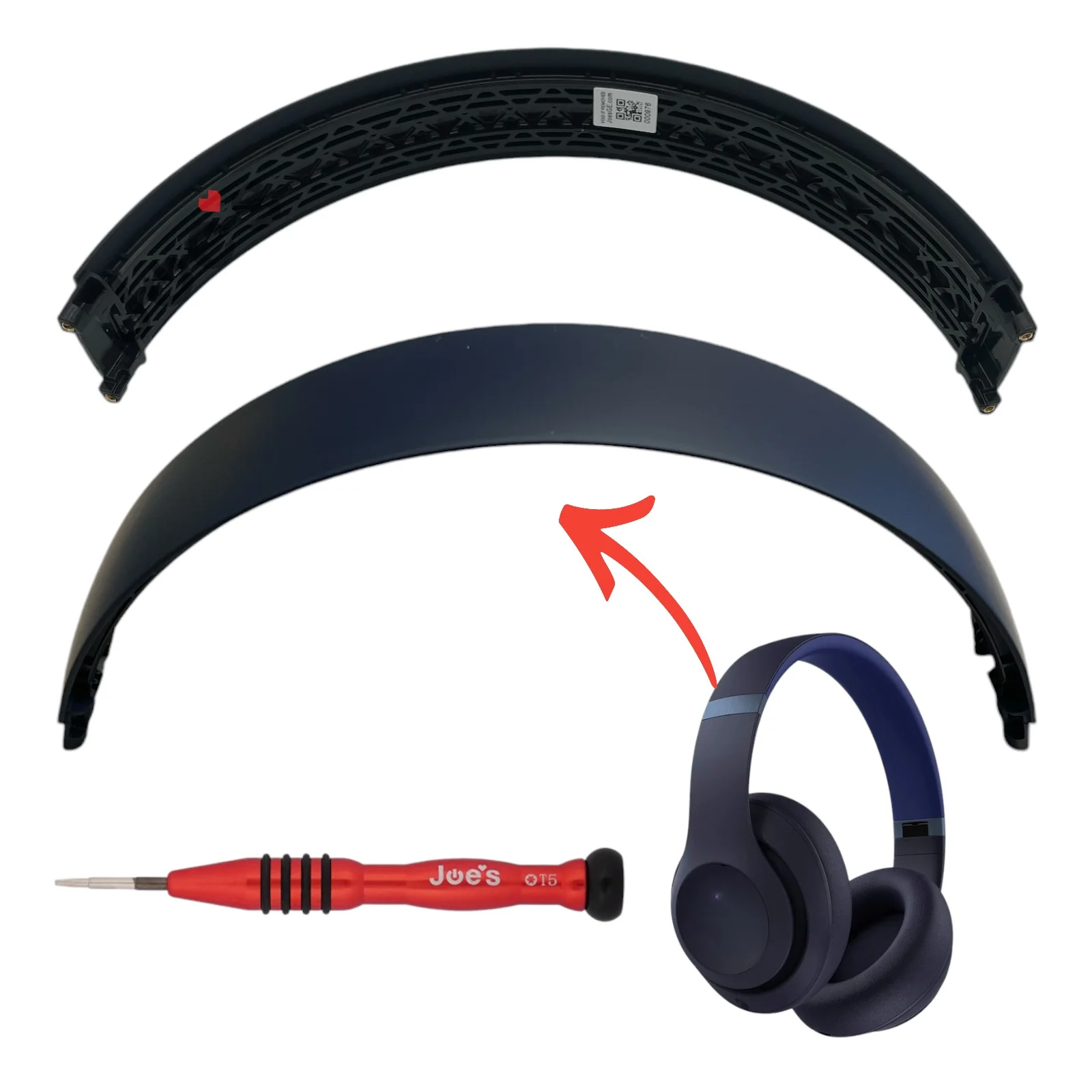 Beats By Dre Studio Pro Wireless Headband Arch Replacement + T5 Screwdriver (New) - Kit - Image 3