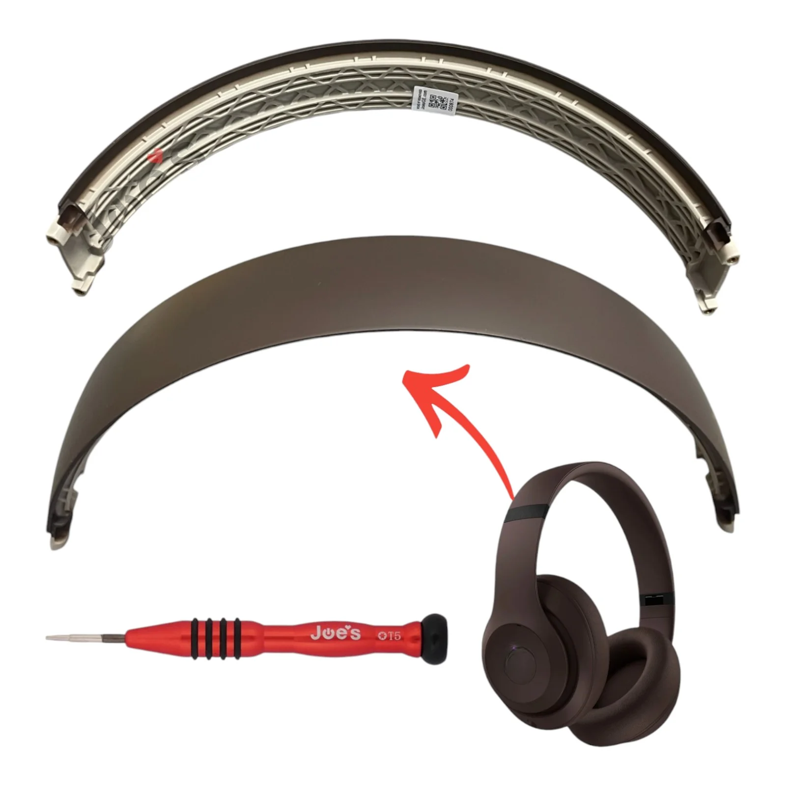 Beats By Dre Studio Pro Wireless Headband Arch Replacement + T5 Screwdriver (New) - Kit - Image 4
