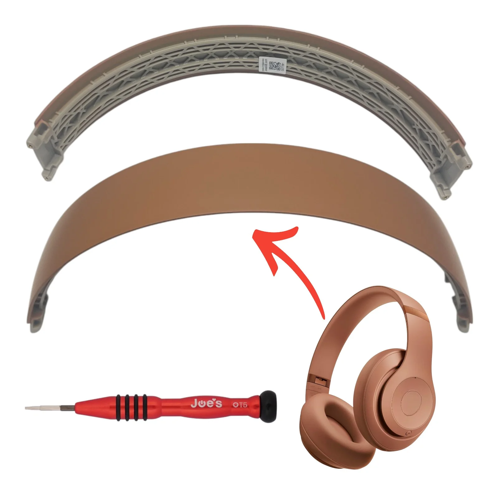 Beats By Dre Studio Pro Wireless Headband Arch Replacement + T5 Screwdriver (New) - Kit - Image 6