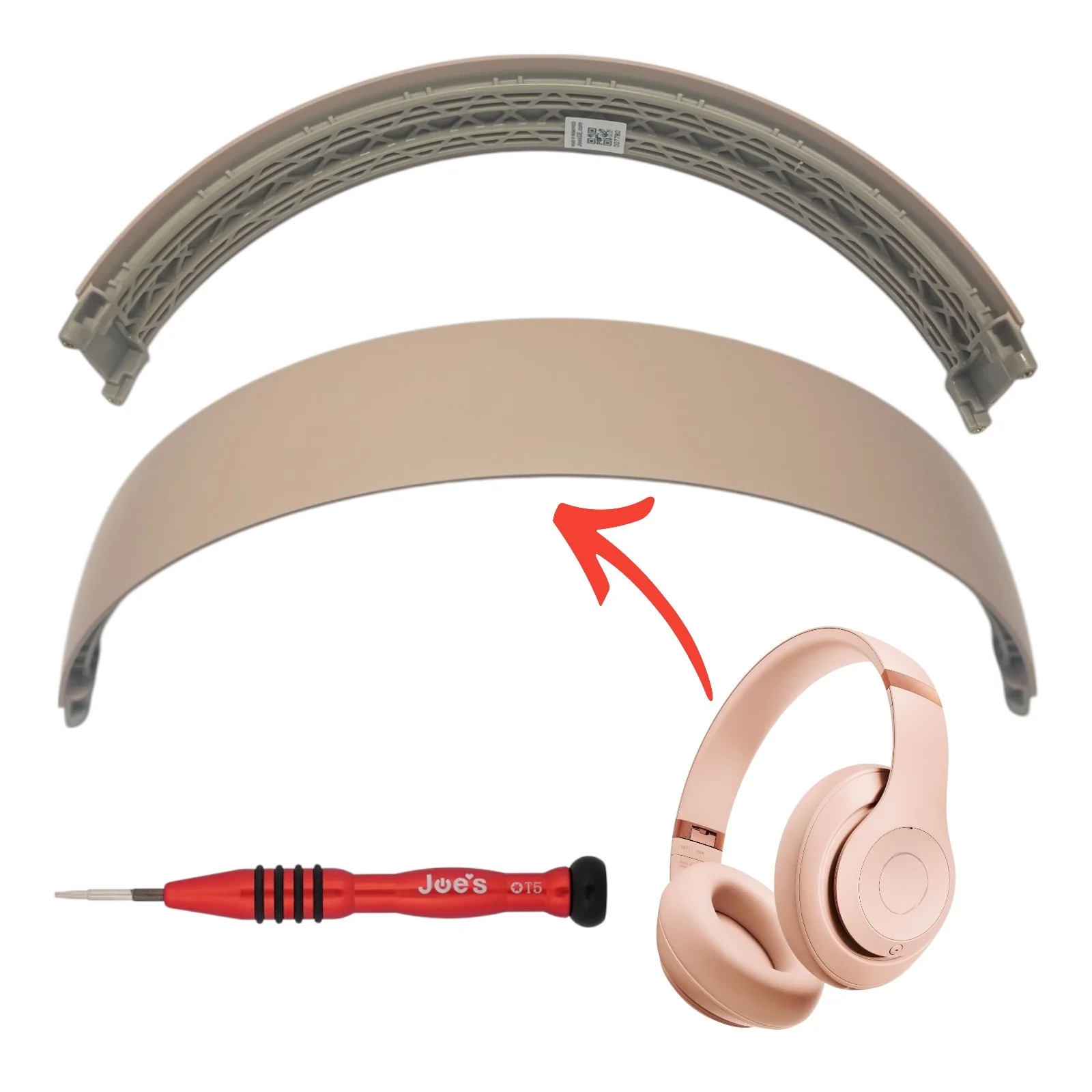 Beats By Dre Studio Pro Wireless Headband Arch Replacement + T5 Screwdriver (New) - Kit - Image 8