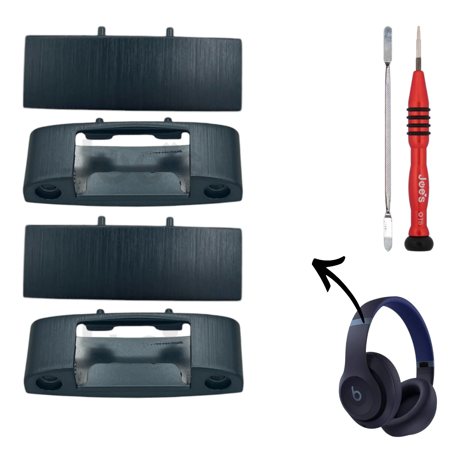 Beats By Dre Studio Pro Wireless Metal Hinge Tab Replacement Repair (New) - Parts - Image 4