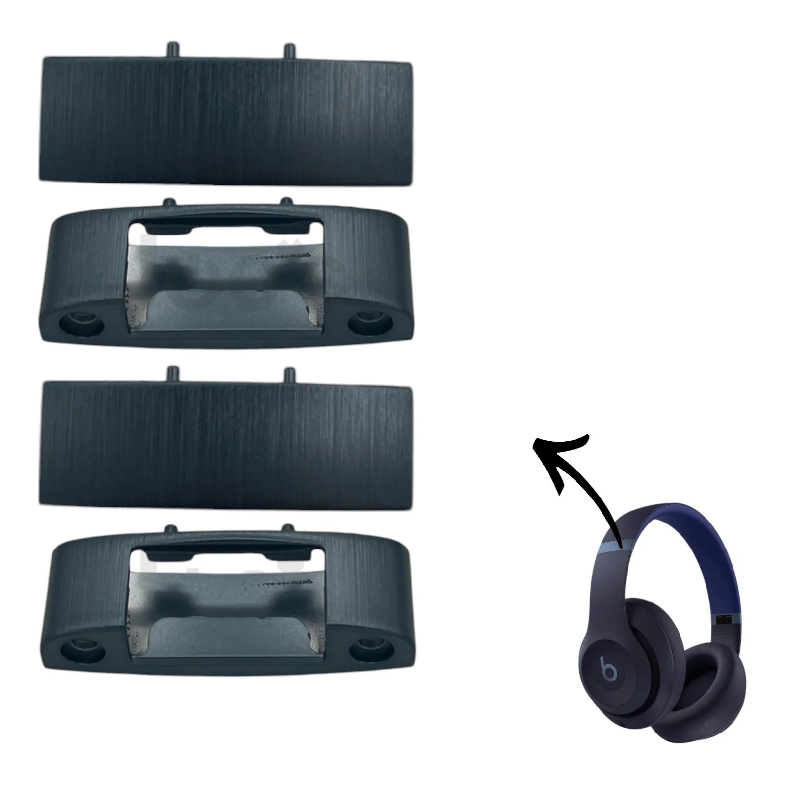 Beats By Dre Studio Pro Wireless Metal Hinge Tab Replacement Repair (New) - Parts - Image 5