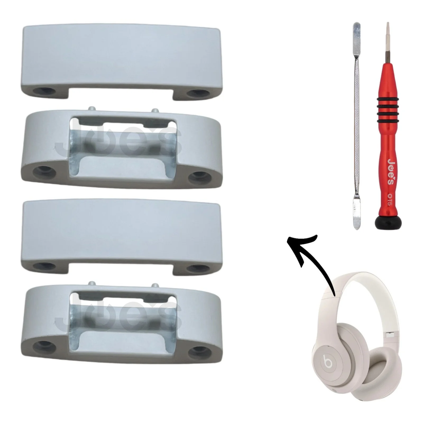 Beats By Dre Studio Pro Wireless Metal Hinge Tab Replacement Repair (New) - Parts - Image 7