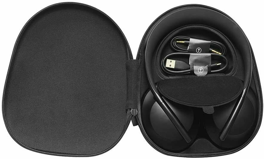 Bose NC700 Headphone Headset Protective Hard Bag Zipper Case (Black) - Accessories - Image 3
