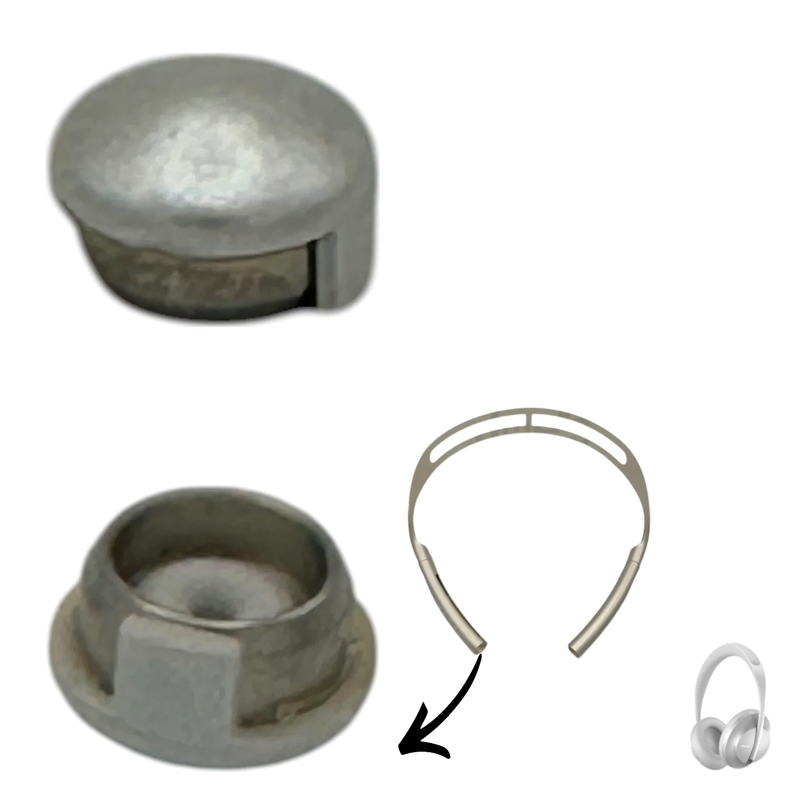 Bose NC700 Noise Cancelling Headphones 700 Headband Repair - Parts - Image 10