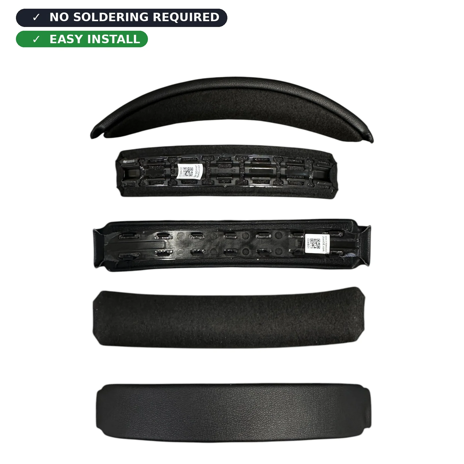 Bose QuietComfort 35 QC35 I II Clip On Replacement Headband Leather Cushion (Easy Install) - Parts