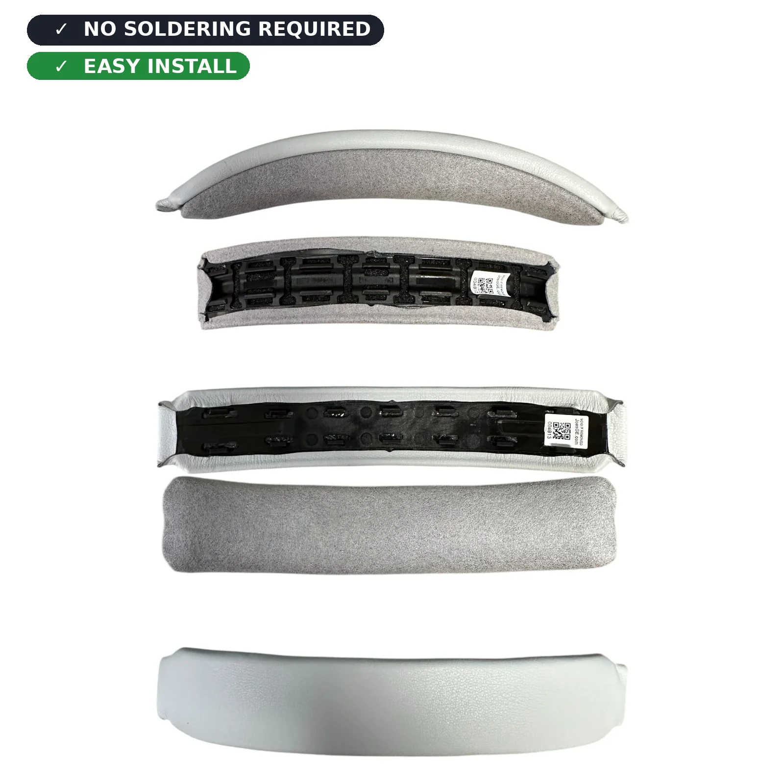 Bose QuietComfort 35 QC35 I II Clip On Replacement Headband Leather Cushion (Easy Install) - Parts - Image 2