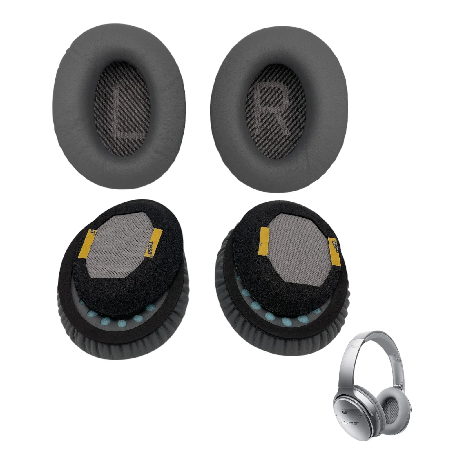 Bose QuietComfort QC2 QC15 QC35 QC25 AEII Soundlink Ear Pad Cushions Muffs - Parts - Image 3