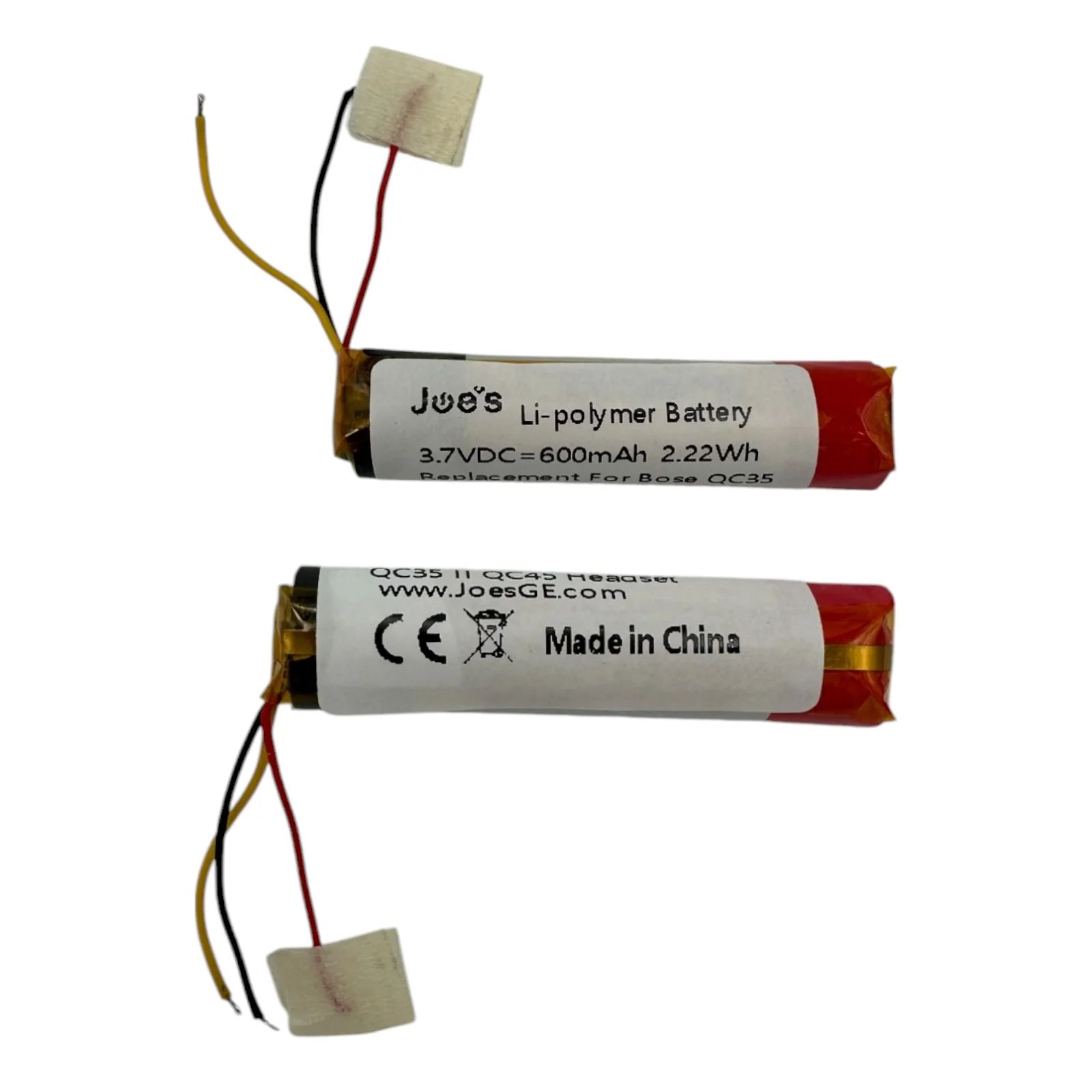 Bose Quietcomfort QC35 I QC35 II QC45 Battery Replacement 600mAh Upgraded Capacity - Parts - Image 2