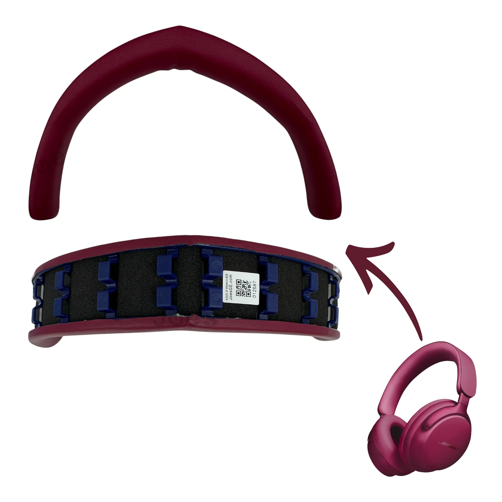 Bose QuietComfort Ultra Headband Cushion Replacement – Fits 1st & 2nd Gen (2023–2025) - Image 3