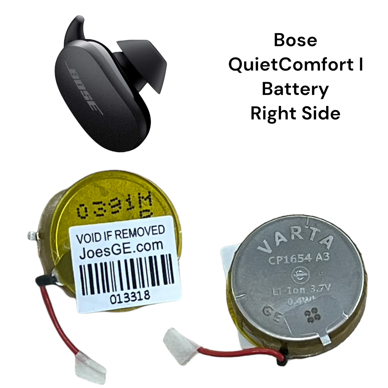 Bose QuietComfort Earbuds (2020) Battery Replacement Repair - Part - Image 3