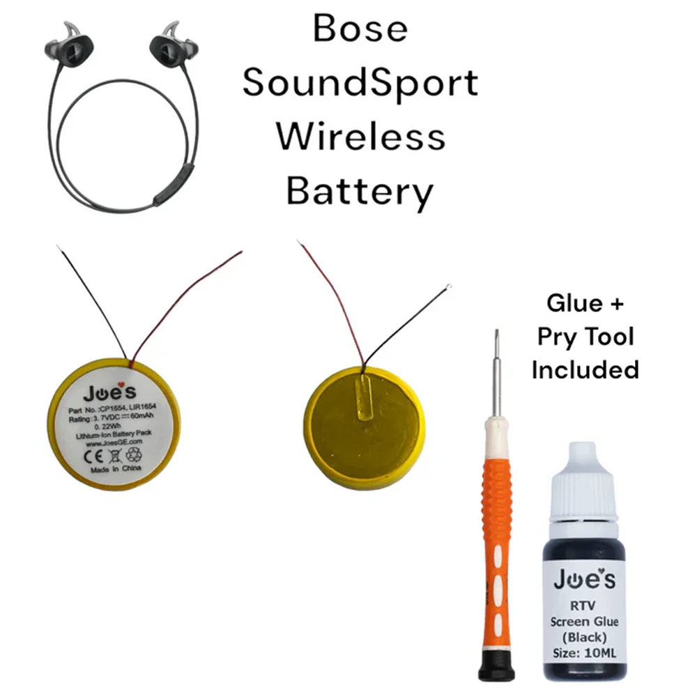 Bose SoundSport Wireless Li-Ion Battery Replacement CP1654 New - Parts - Image 2
