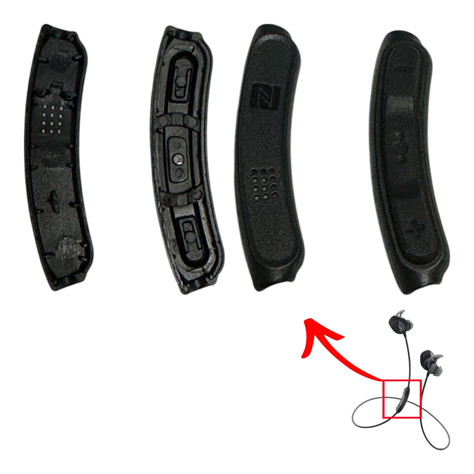Bose SoundSport Wireless Side Rubber Cover Control Talk Cover - Parts - Image 4