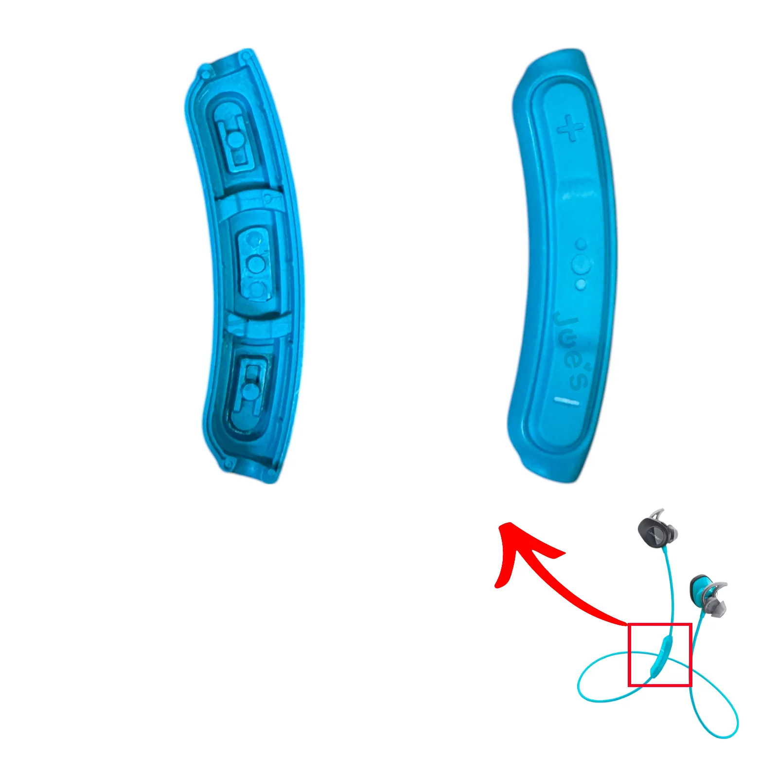 Bose SoundSport Wireless Side Rubber Cover Control Talk Cover - Parts - Image 5