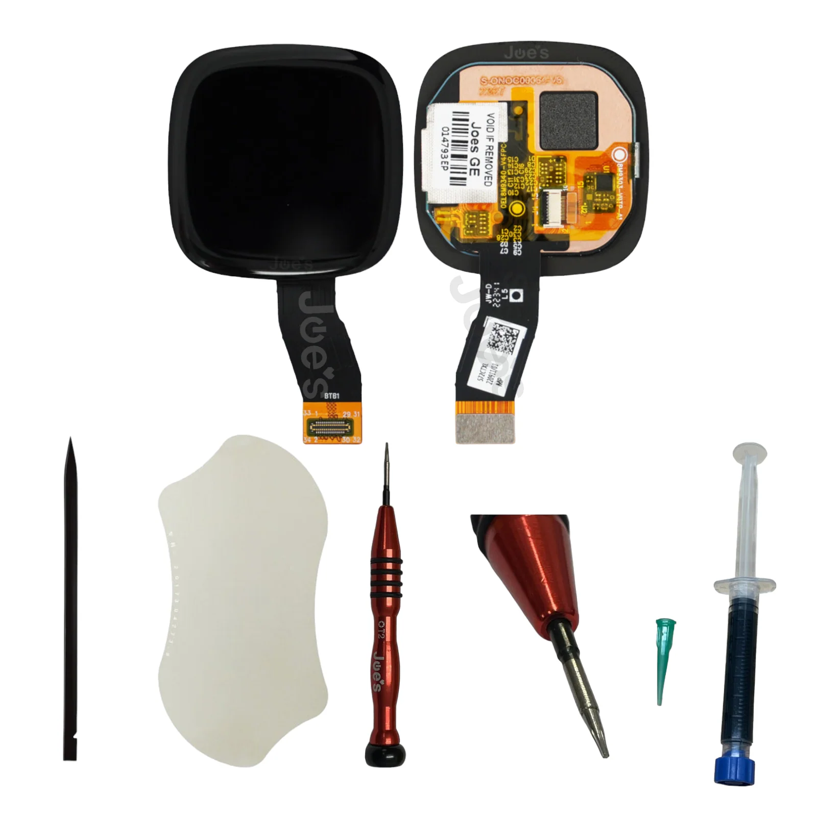 Fitbit Versa 4 FB523 Touch Screen LCD Replacement Spare (Black) - Parts - Image 2