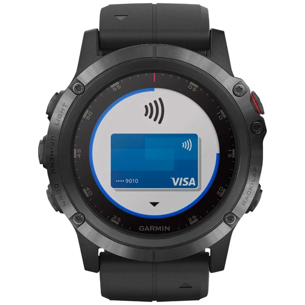 Garmin Fenix 5X Plus Sapphire Smartwatch Fiber Reinforced Polymer (Black) - Refurbished - Image 3