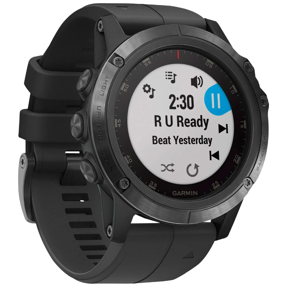 Garmin Fenix 5X Plus Sapphire Smartwatch Fiber Reinforced Polymer (Black) - Refurbished - Image 7