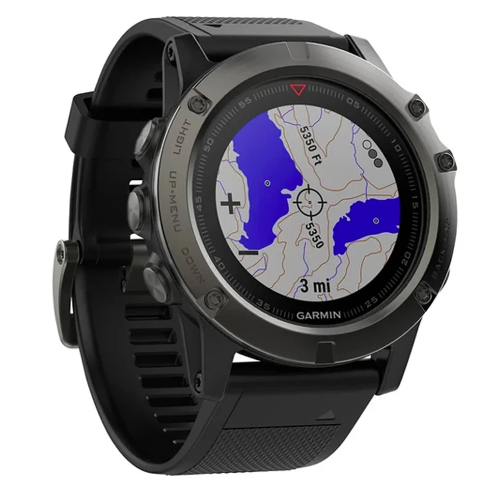 Garmin Fenix 5X Sapphire Smartwatch 51mm (Slate Gray) - Refurbished - Image 4