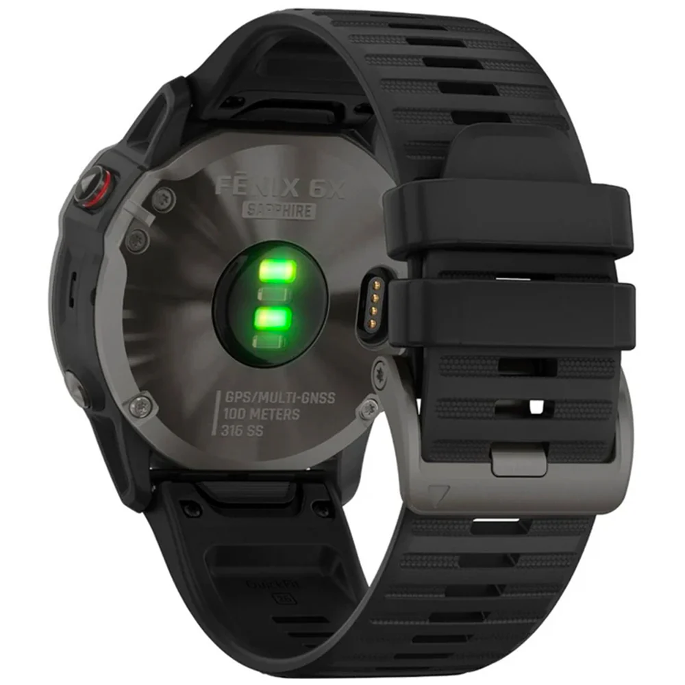Garmin Fenix 6X Sapphire Smartwatch 51mm Polymer GPS (Black) - Refurbished - Image 3