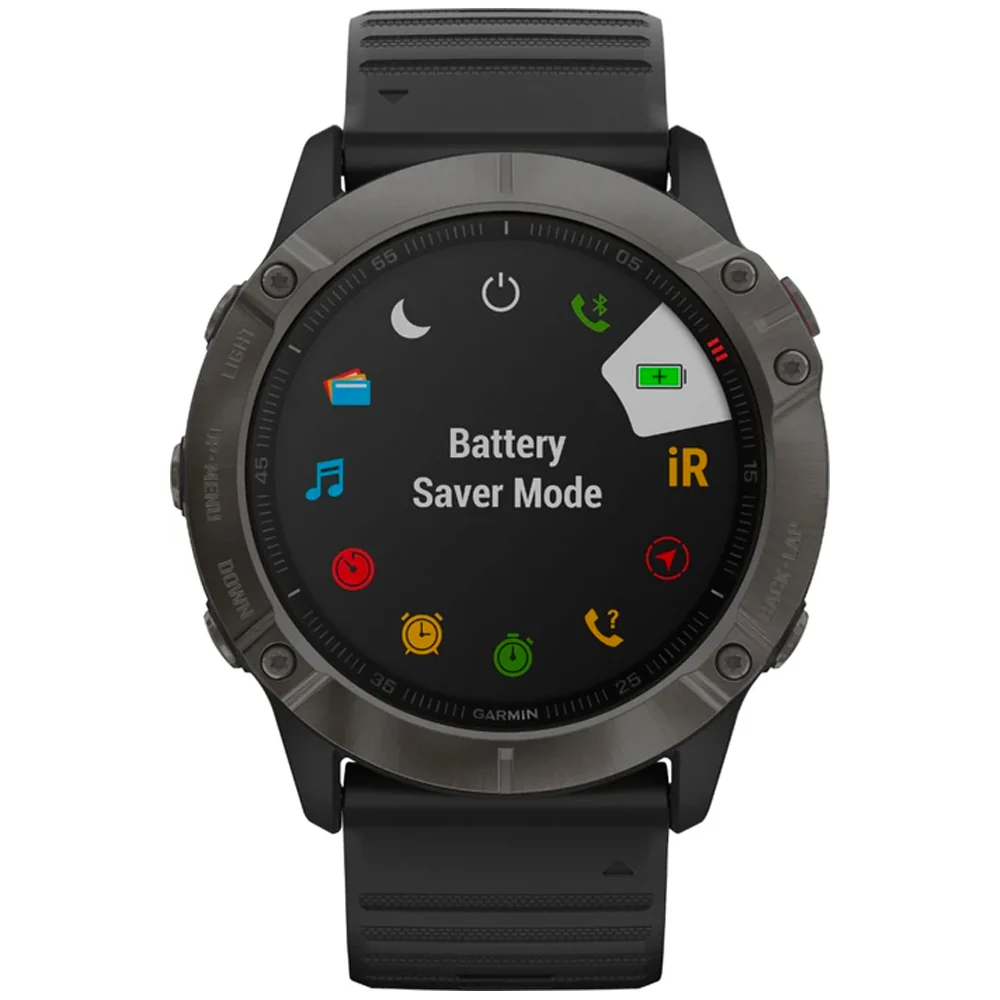 Garmin Fenix 6X Sapphire Smartwatch 51mm Polymer GPS (Black) - Refurbished - Image 7