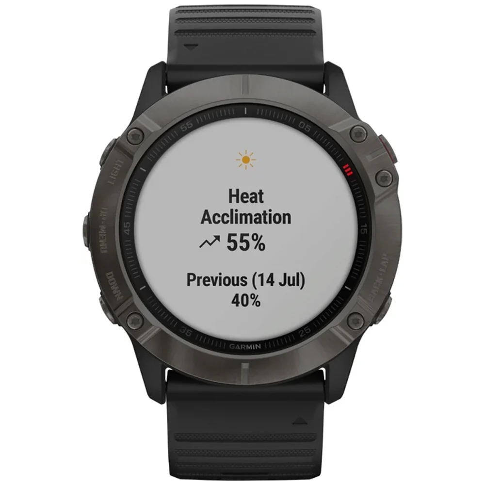 Garmin Fenix 6X Sapphire Smartwatch 51mm Polymer GPS (Black) - Refurbished - Image 9