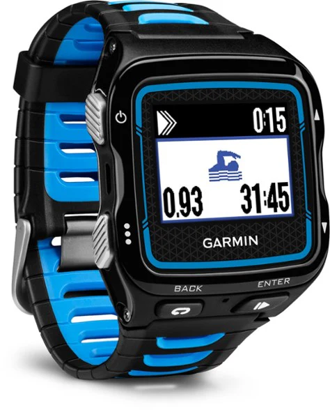 Garmin Forerunner 920XT Fitness Tracker Watch (Black - Blue) - Refurbished - Image 3