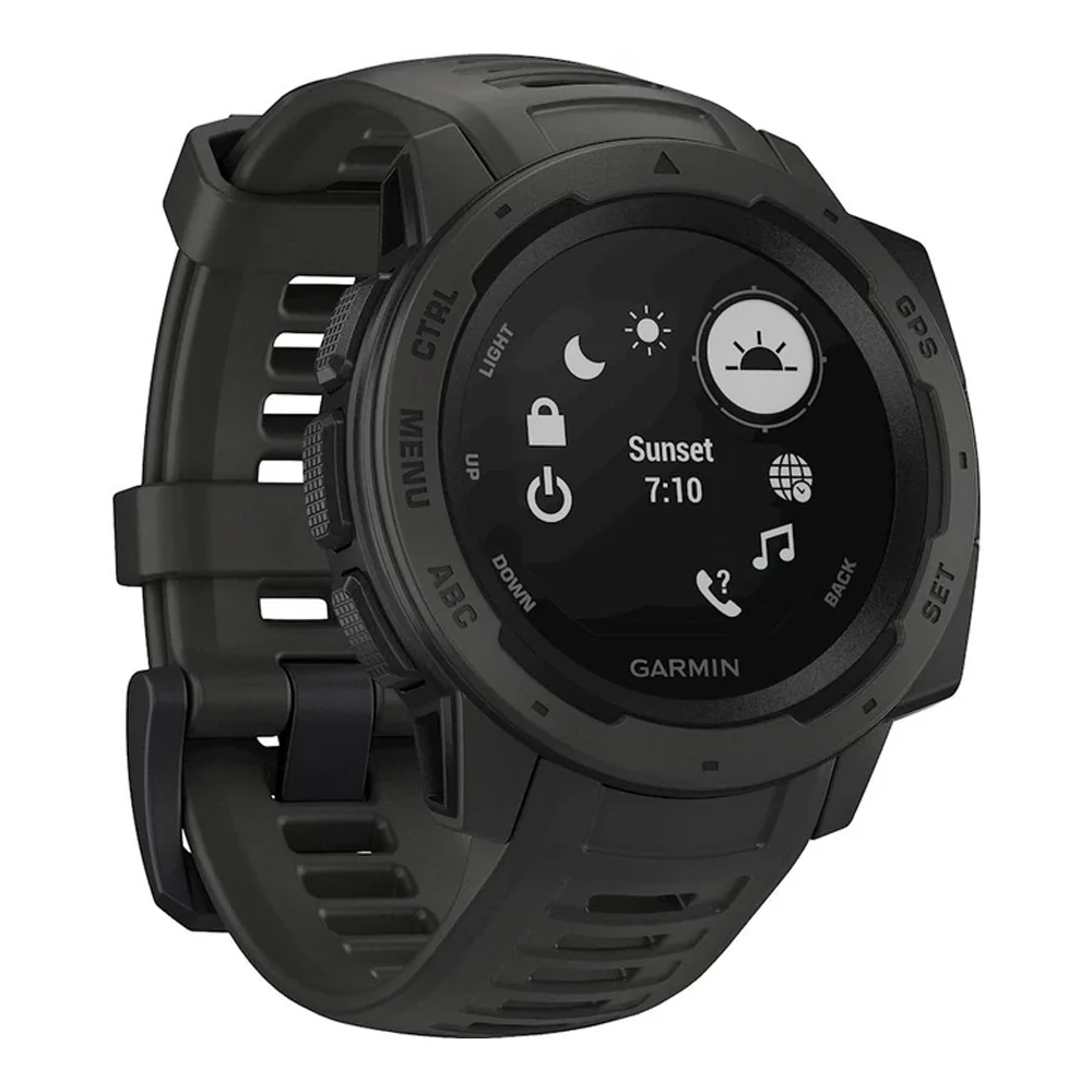 Garmin Instinct Smartwatch Fiber-Reinforced Polymer (Graphite) - Refurbished - Image 2