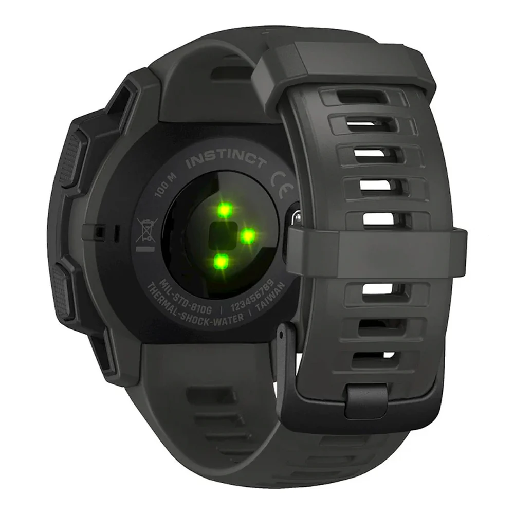 Garmin Instinct Smartwatch Fiber-Reinforced Polymer (Graphite) - Refurbished - Image 3