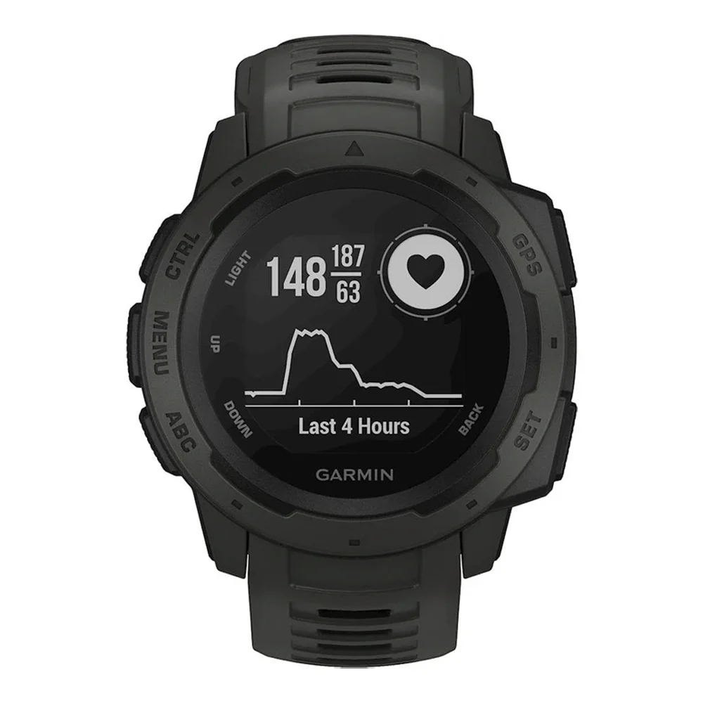 Garmin Instinct Smartwatch Fiber-Reinforced Polymer (Graphite) - Refurbished - Image 5