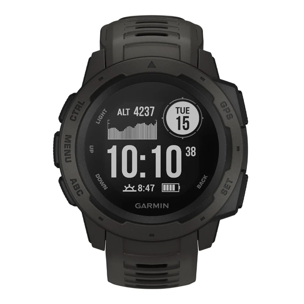Garmin Instinct Smartwatch Fiber-Reinforced Polymer (Graphite) - Refurbished - Image 8