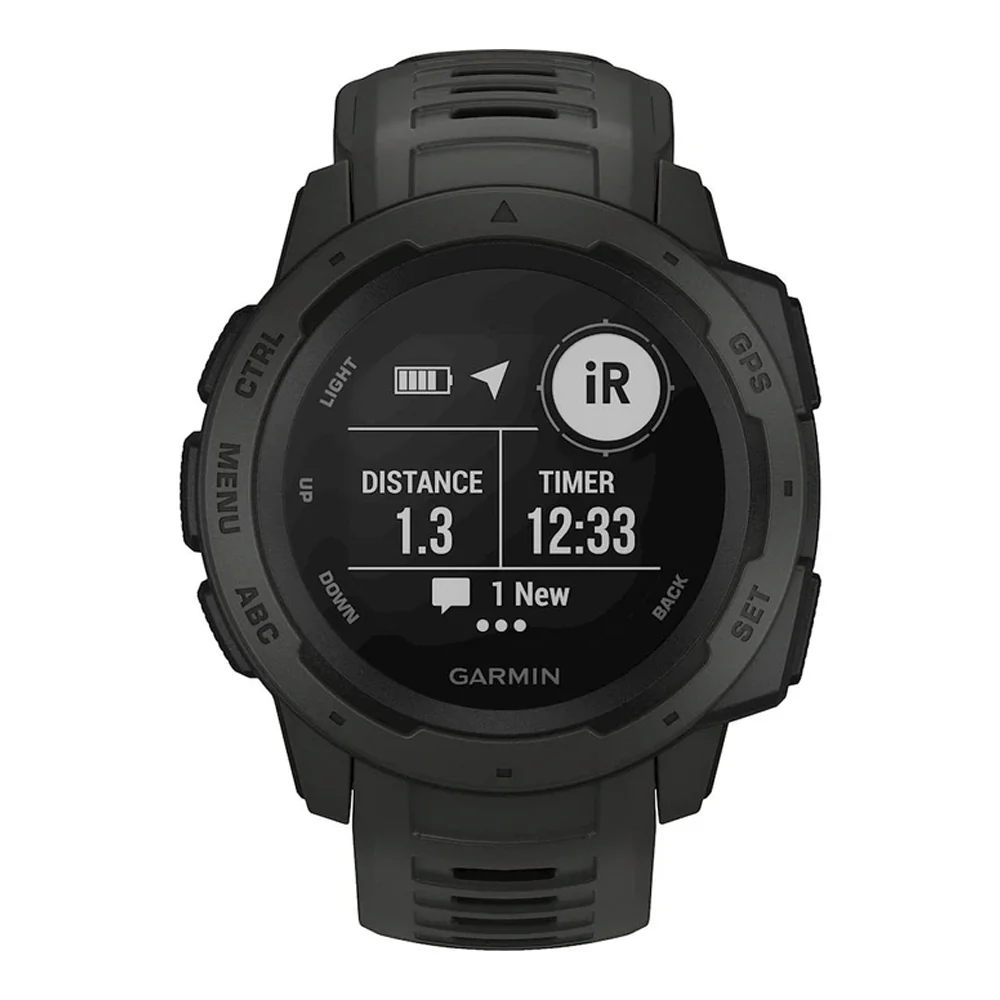 Garmin Instinct Smartwatch Fiber-Reinforced Polymer (Graphite) - Refurbished - Image 9