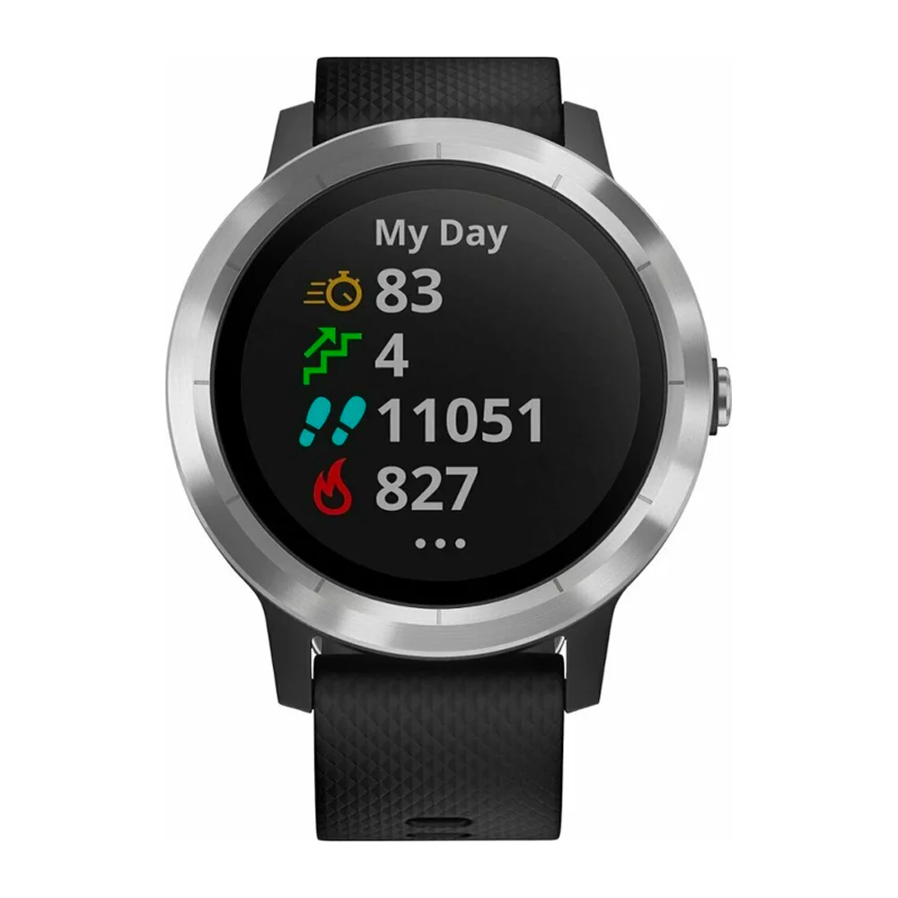 Garmin Vivoactive 3 HR Smartwatch Stainless Steel (Silver) - Refurbished - Image 3