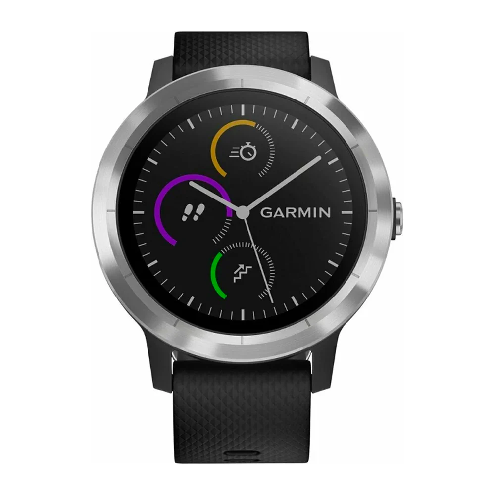Garmin Vivoactive 3 HR Smartwatch Stainless Steel (Silver) - Refurbished - Image 4