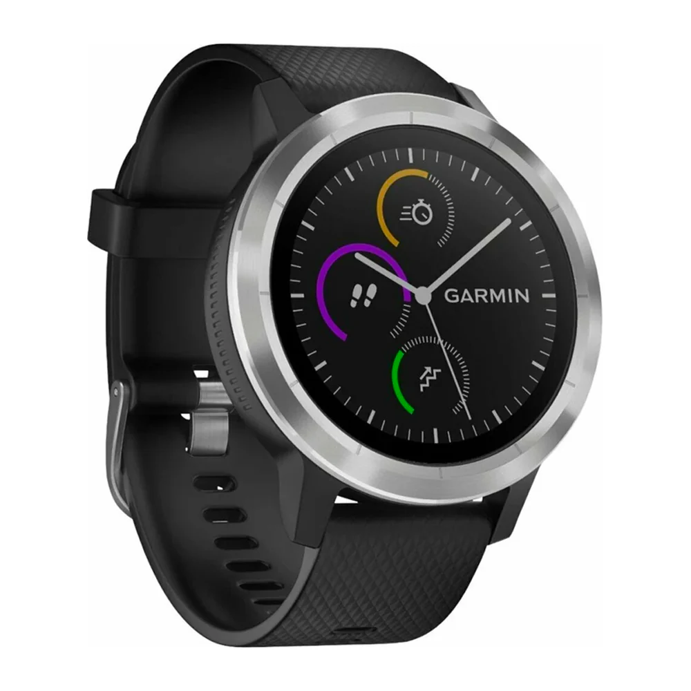 Garmin Vivoactive 3 HR Smartwatch Stainless Steel (Silver) - Refurbished - Image 5