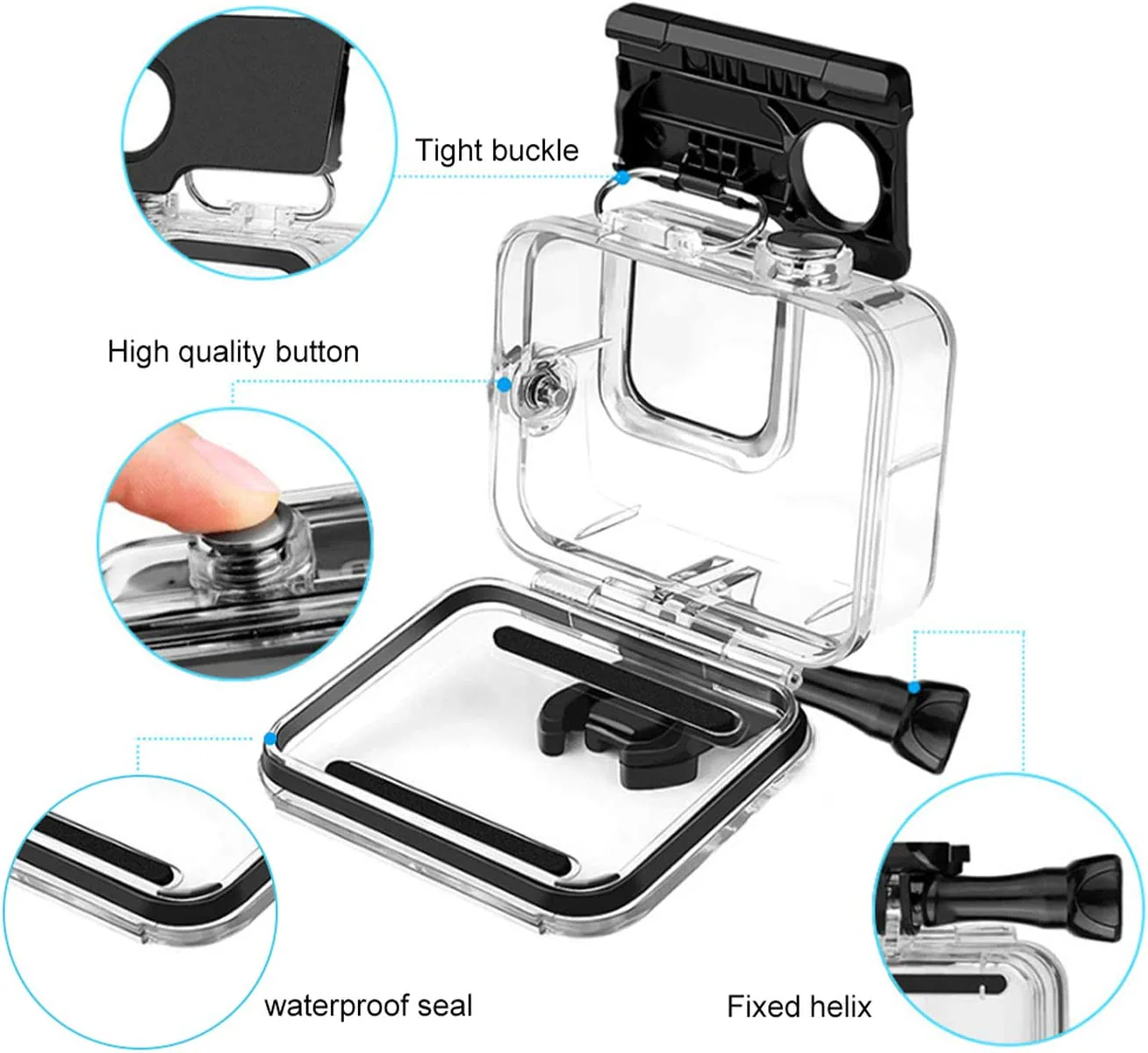 GoPro Hero 8 Waterproof Tight Underwater Case - Accessories - Image 4