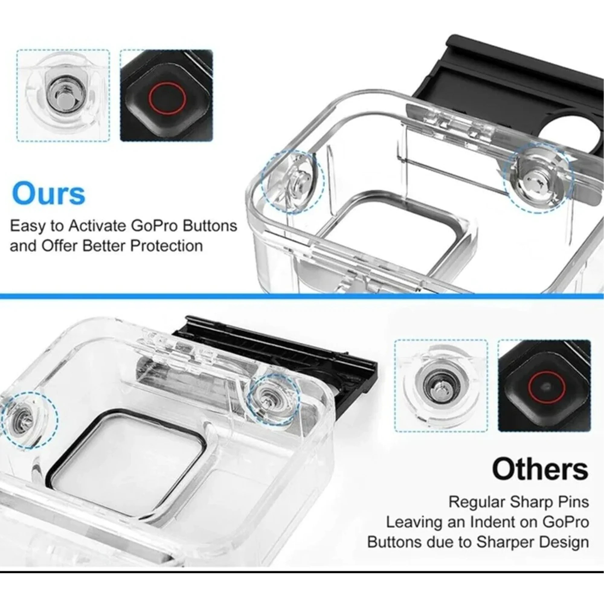 GoPro Hero 9 10 11 Waterproof Tight Underwater Case - Accessories - Image 3