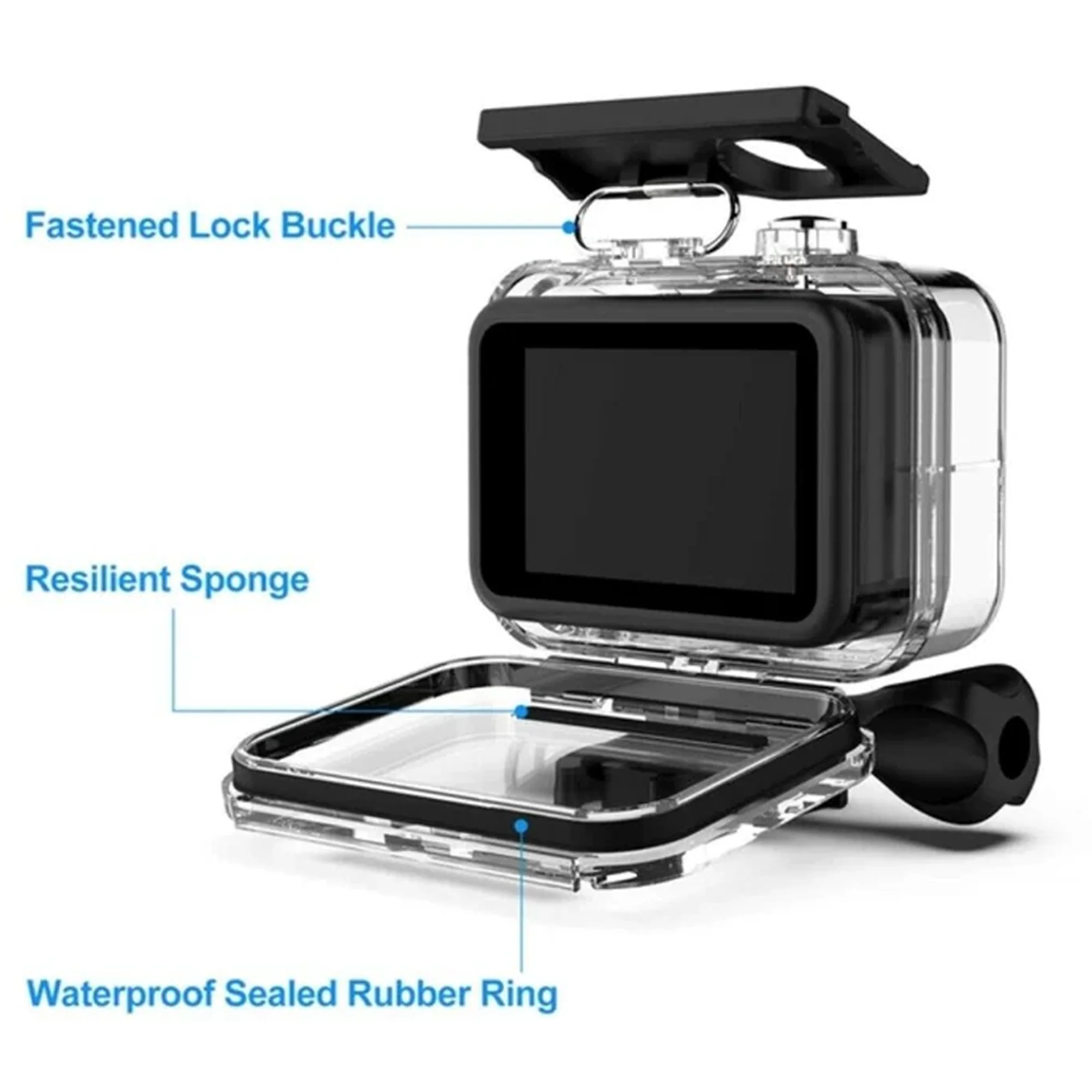 GoPro Hero 9 10 11 Waterproof Tight Underwater Case - Accessories - Image 5