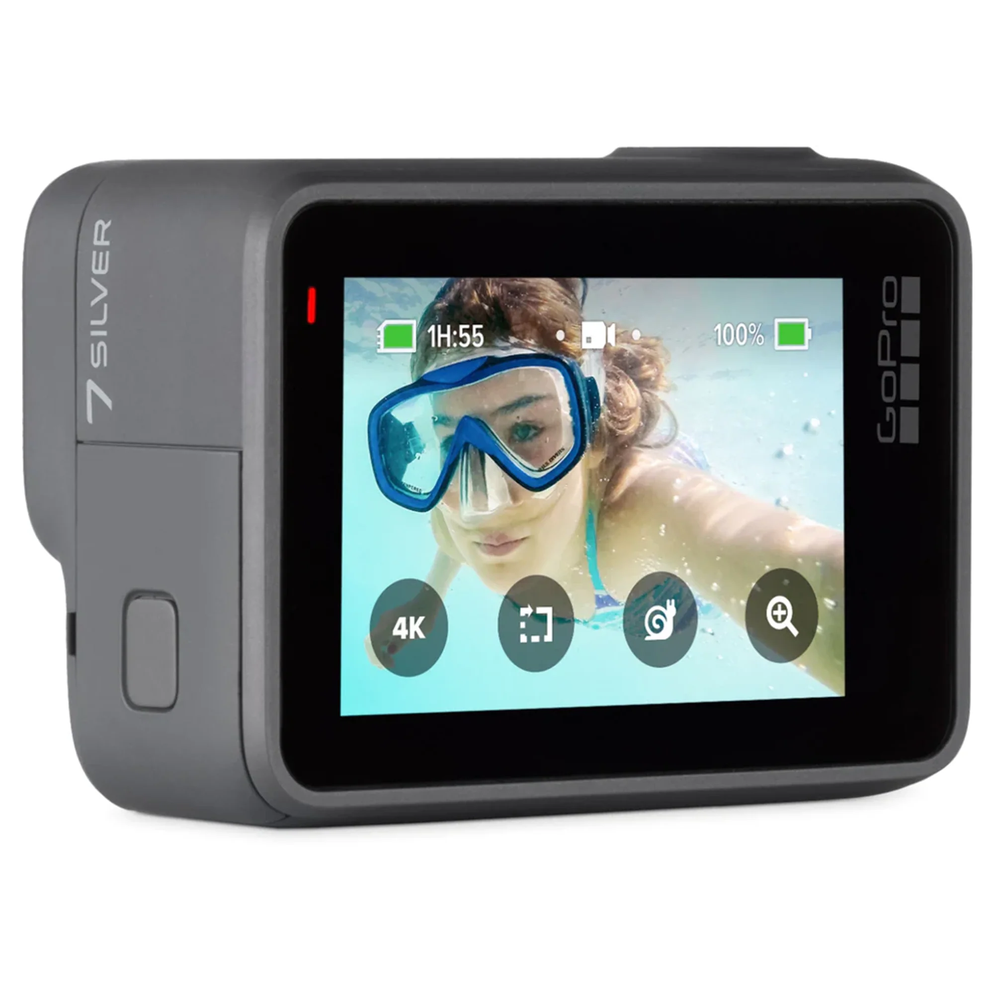 GoPro HERO7 4K Ultra HD Action Camcorder Camera (Silver) - Refurbished - Image 4