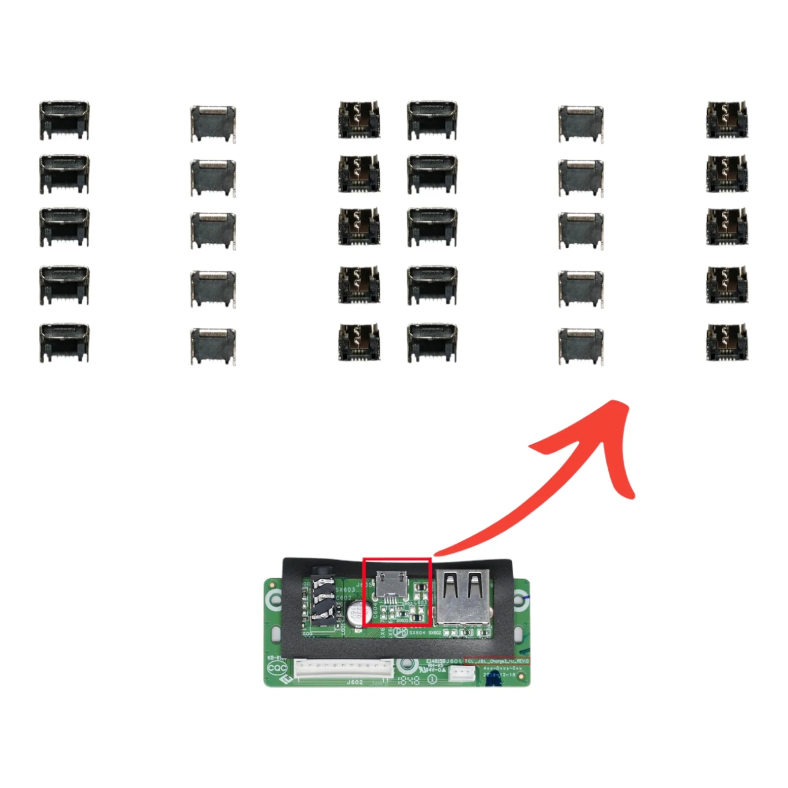 JBL Charge 3 Micro USB Charger Charge Charging Port - Parts - Image 4