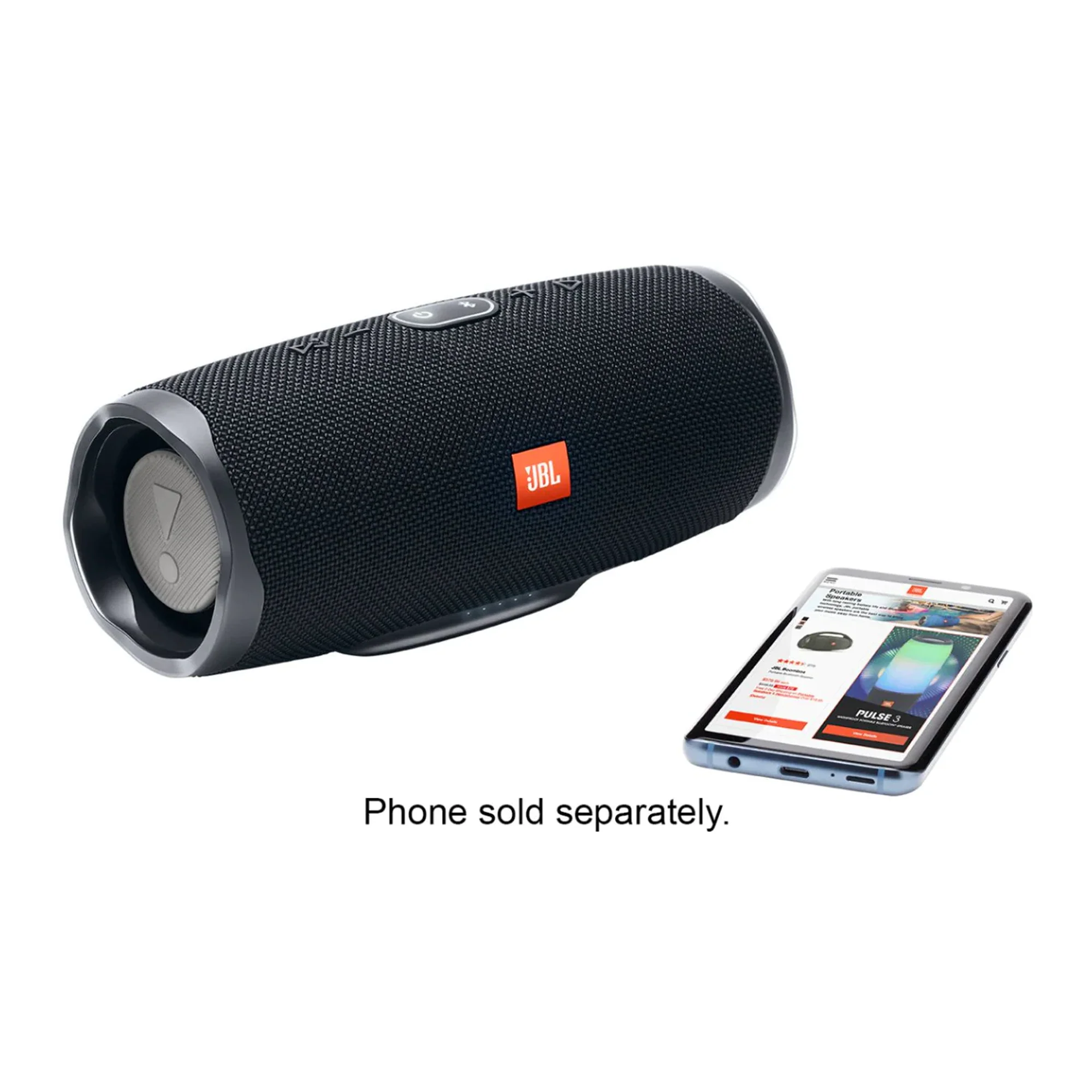 JBL Charge 4 Portable Bluetooth Speaker (Midnight Black) - Refurbished - Image 4