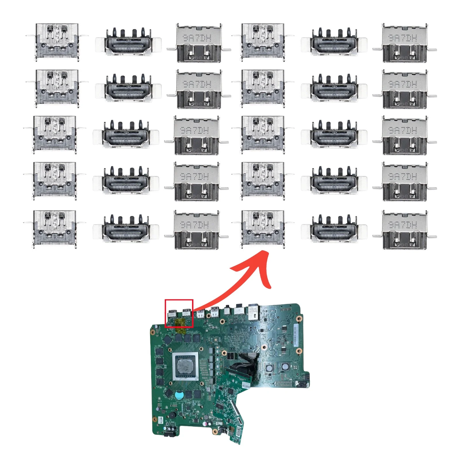 Microsoft Xbox One X HDMI Input Port Socket Connector Replacement - Parts - Image 4