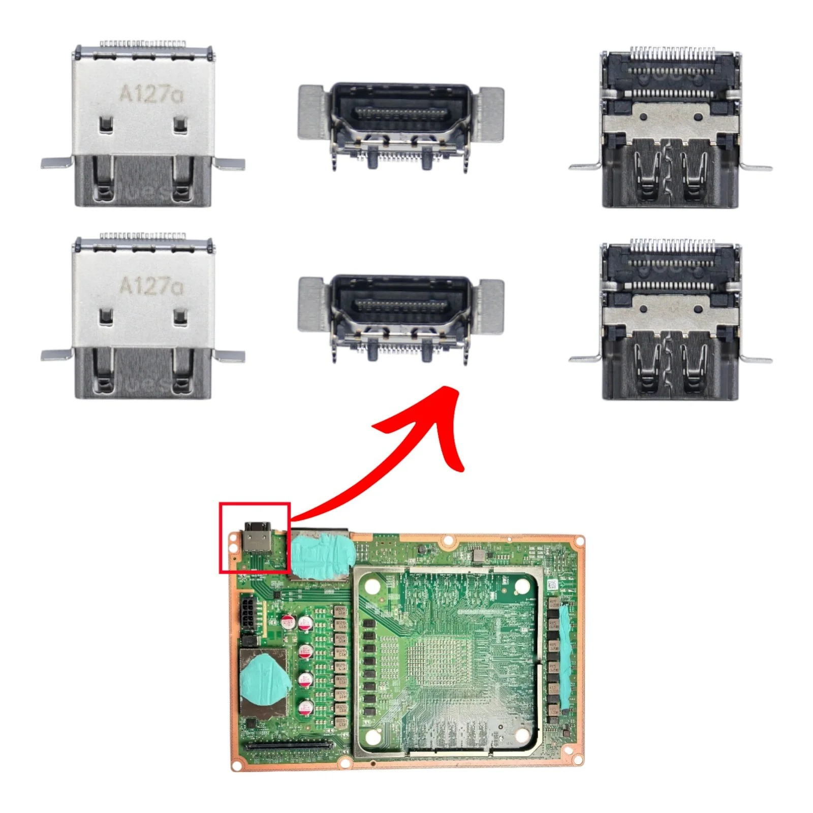 Microsoft Xbox Series X HDMI Input Port Socket Connector Replacement - Parts - Image 4