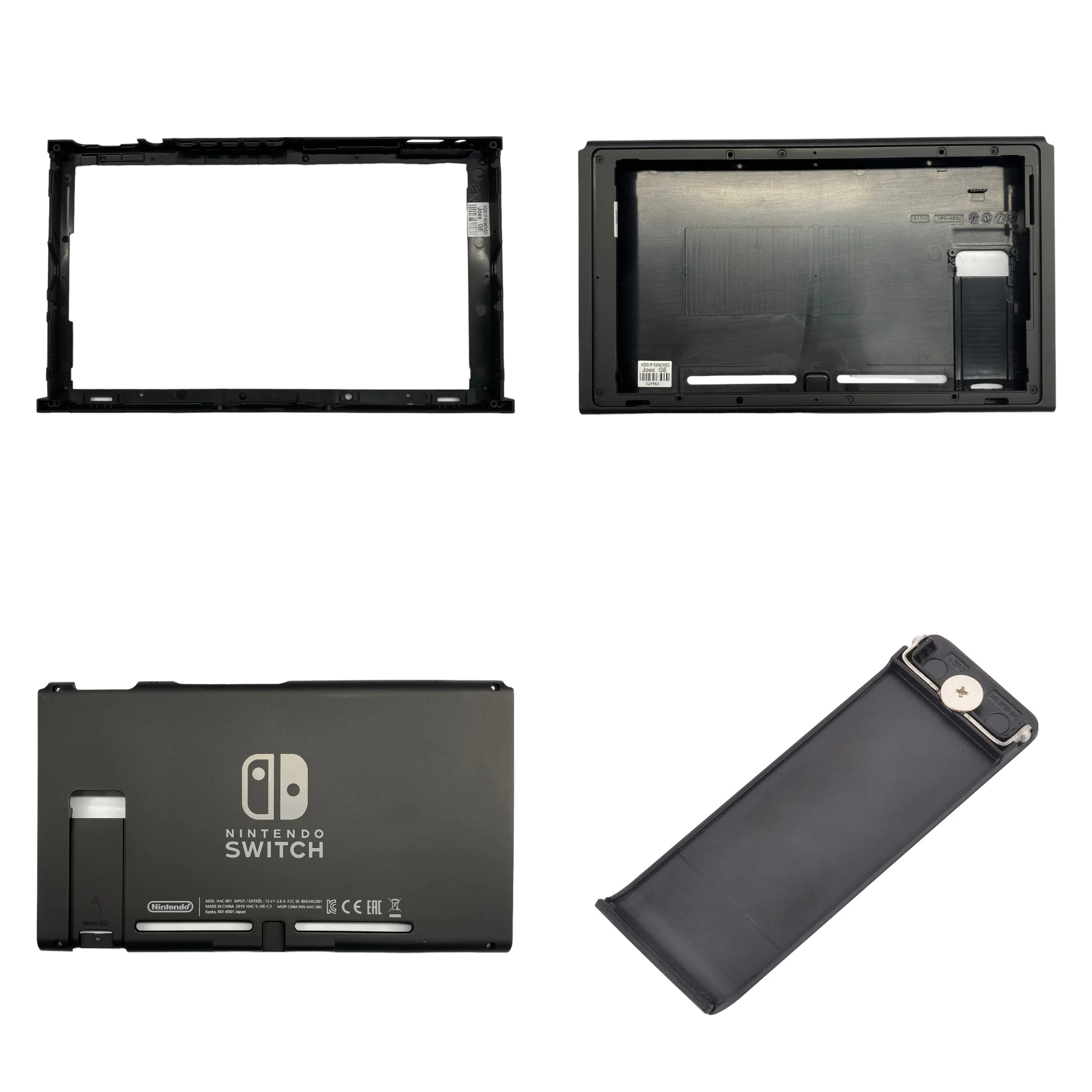 Nintendo Switch HAC-001 Repair Parts – Choose Back Cover, Kickstand, or Housing