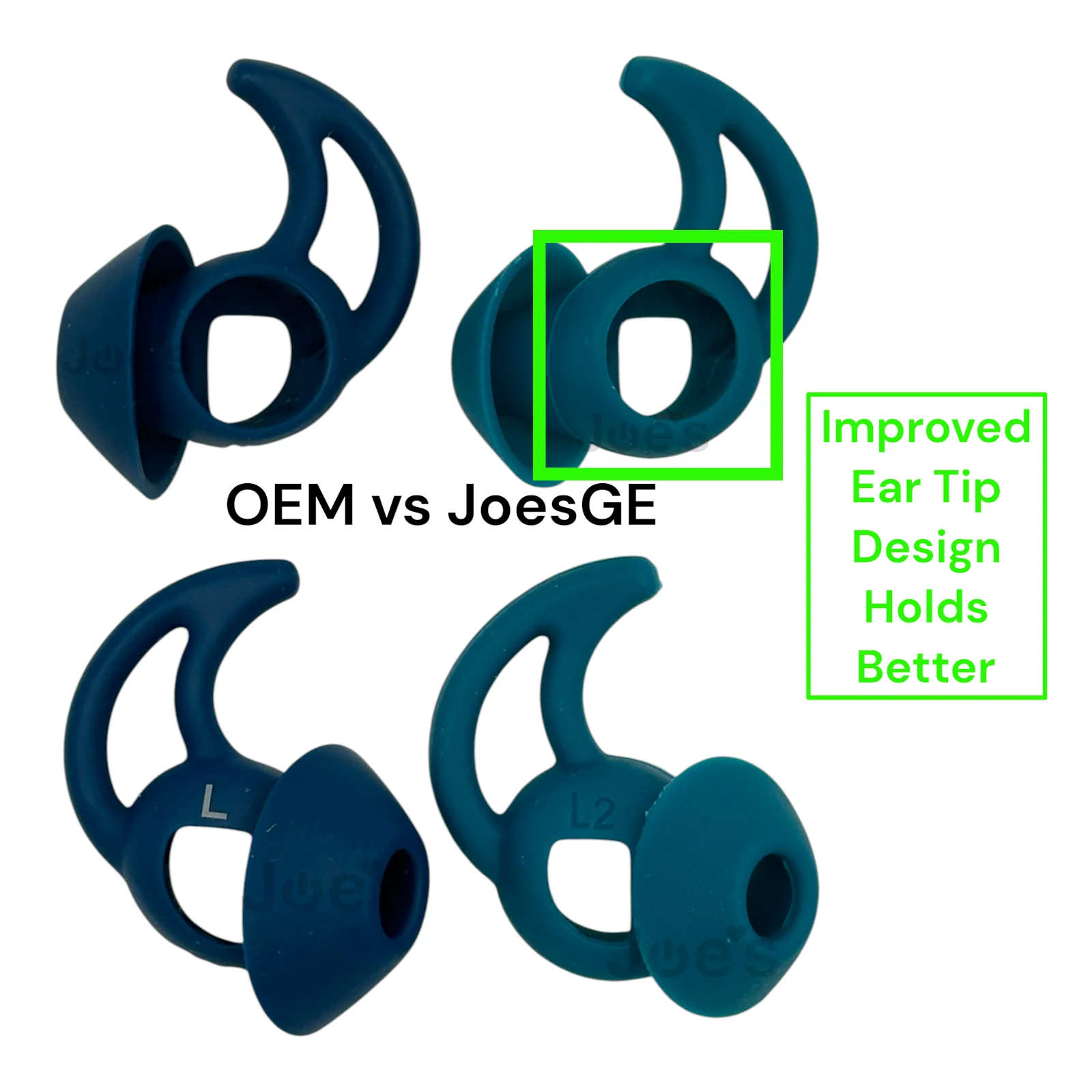 Replacement Ear Tips for Bose QuietComfort 429708 & Sport 427929 Earbuds – JoesGE Upgraded Fit (S/M/L) - Image 8