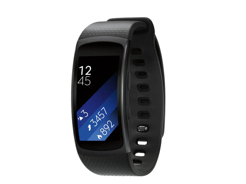 Samsung Fitness Tracker Watch Gear Fit 2 Smartwatch (Black) - Refurbished - Image 4